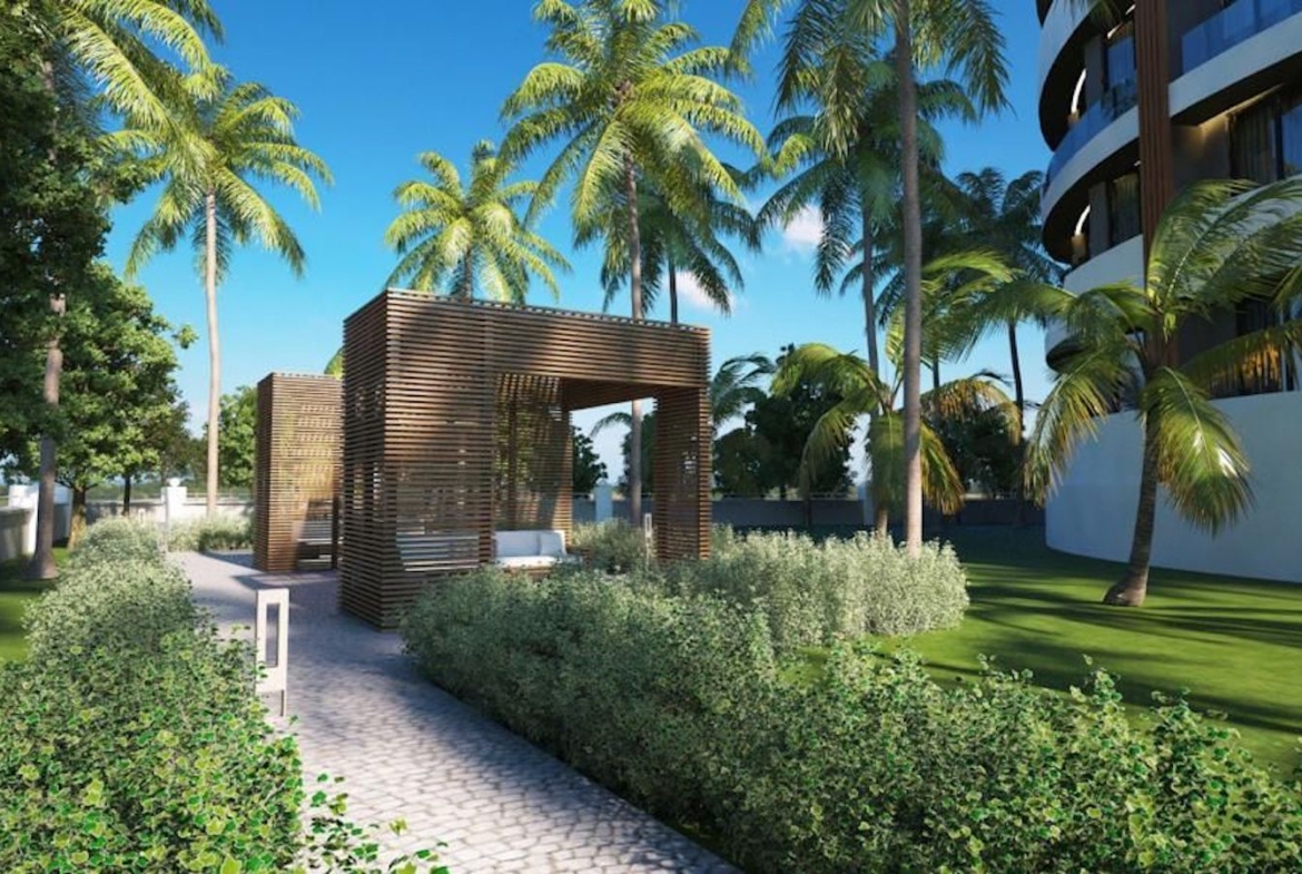 апартаменты 1+1 в новом комплексе Алании Авсаллар