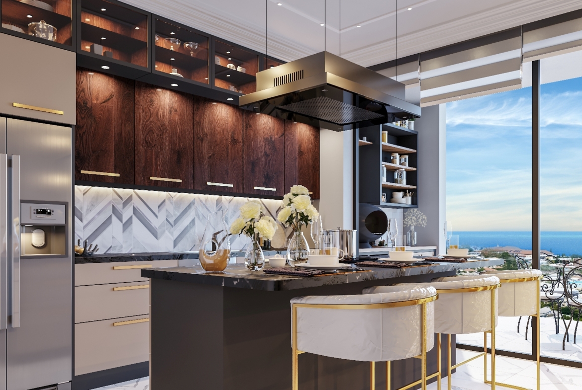 Квартира в строящемся комплексе в Стамбуле