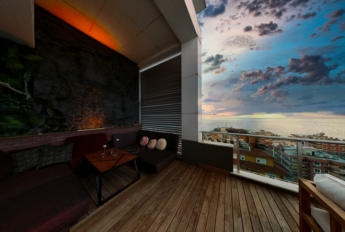 пентхаус 4+1 в Аланье район Махмутлар