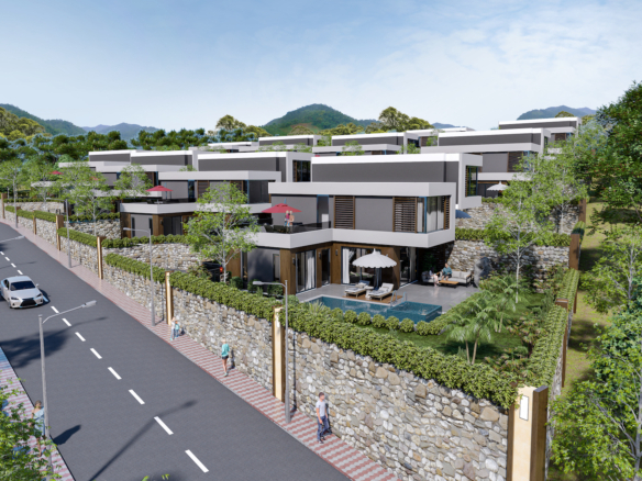 вилла 3+1 недалеко от пляжа Аланьи