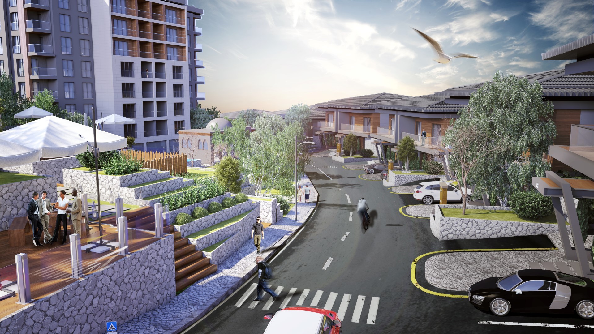 Вилла в сданном комплексе от застройщика в Стамбуле