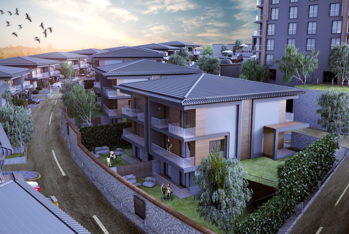 Вилла в сданном комплексе от застройщика в Стамбуле