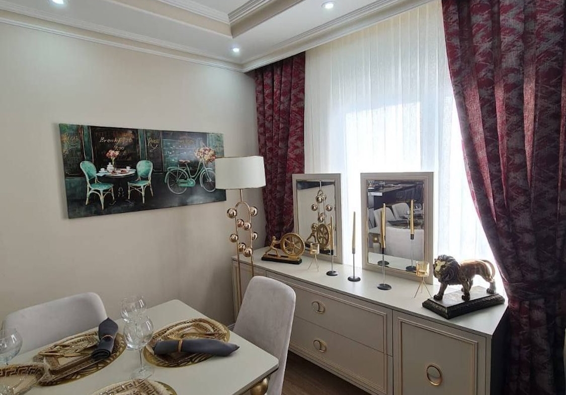 квартира с ремонтом 1+1 в Центре Аланьи