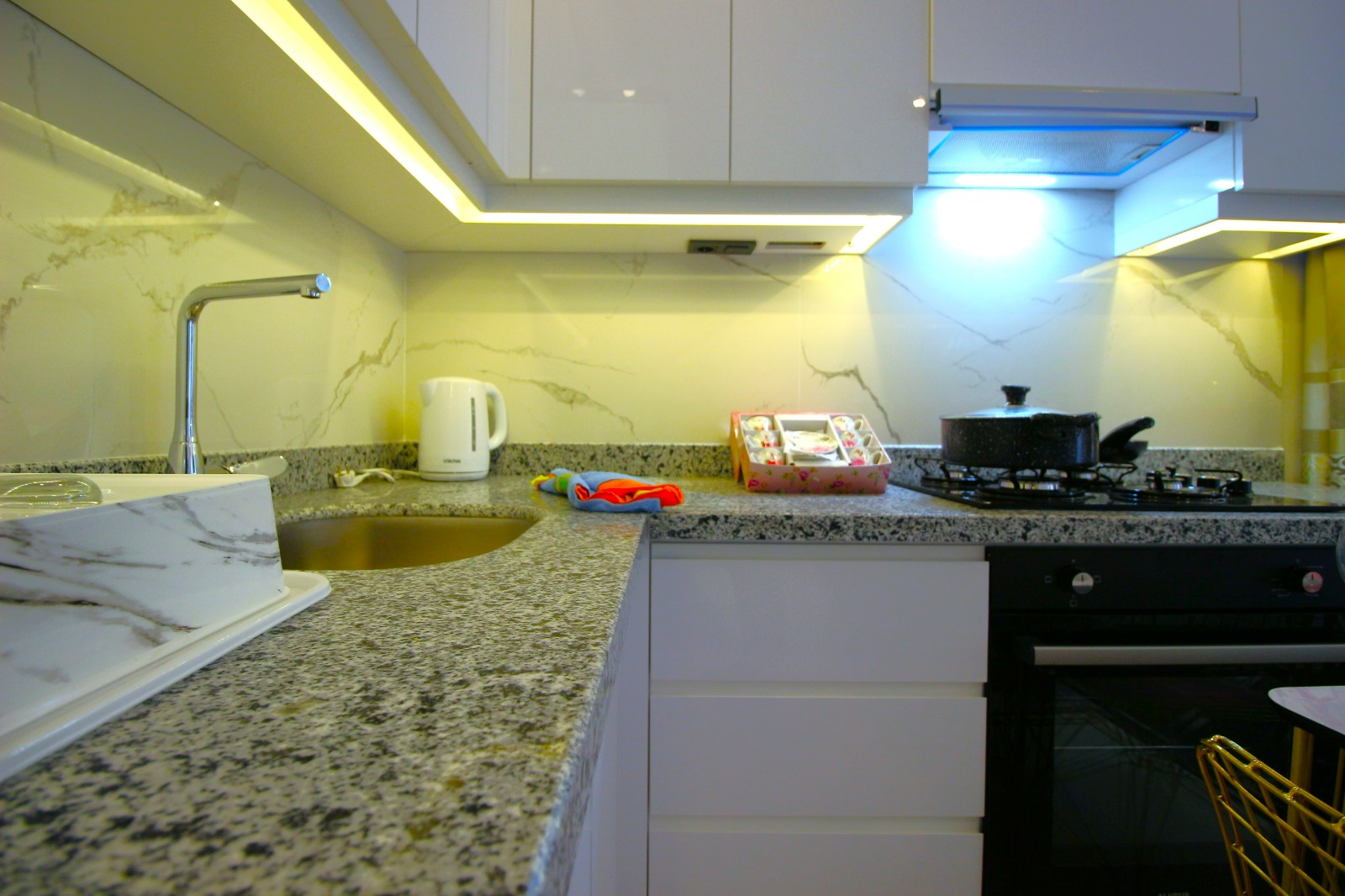 1-комнатная квартира с мебелью в районе Махмутлар