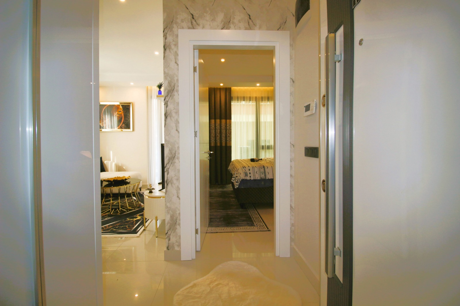 1-комнатная квартира с мебелью в районе Махмутлар