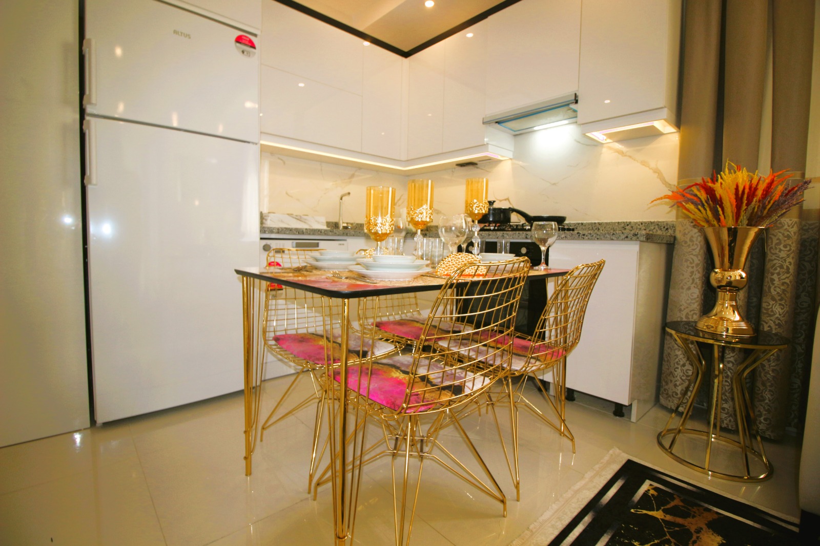 1-комнатная квартира с мебелью в районе Махмутлар