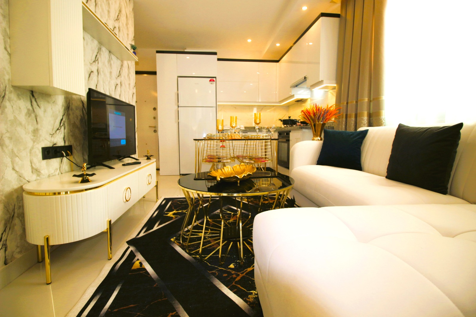 1-комнатная квартира с мебелью в районе Махмутлар