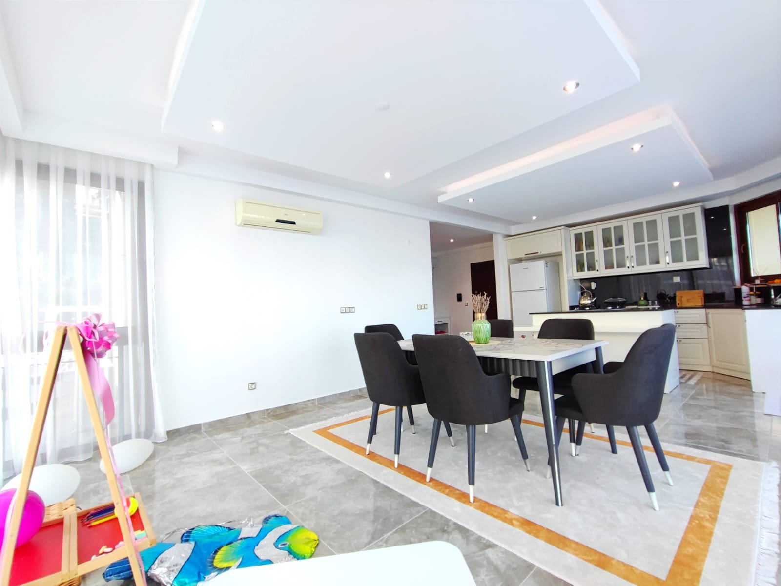 двухуровневые апартаменты в Аланье формата 2+1