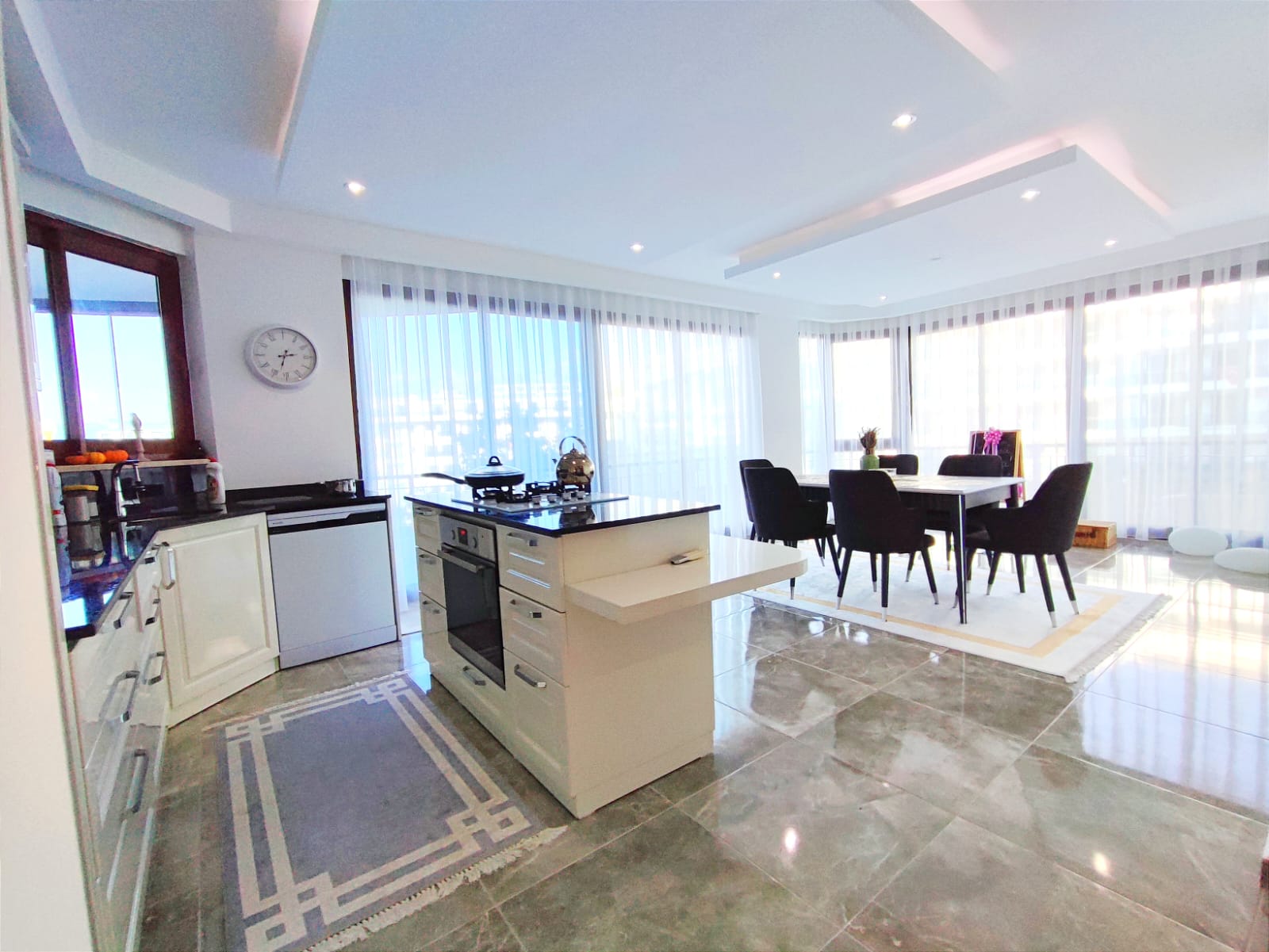 двухуровневые апартаменты в Аланье формата 2+1