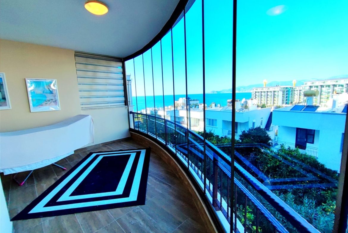 двухуровневые апартаменты в Аланье формата 2+1