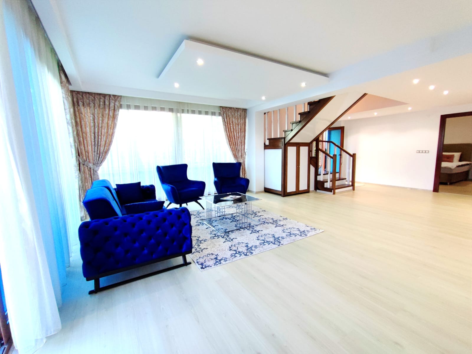 двухуровневые апартаменты в Аланье формата 2+1