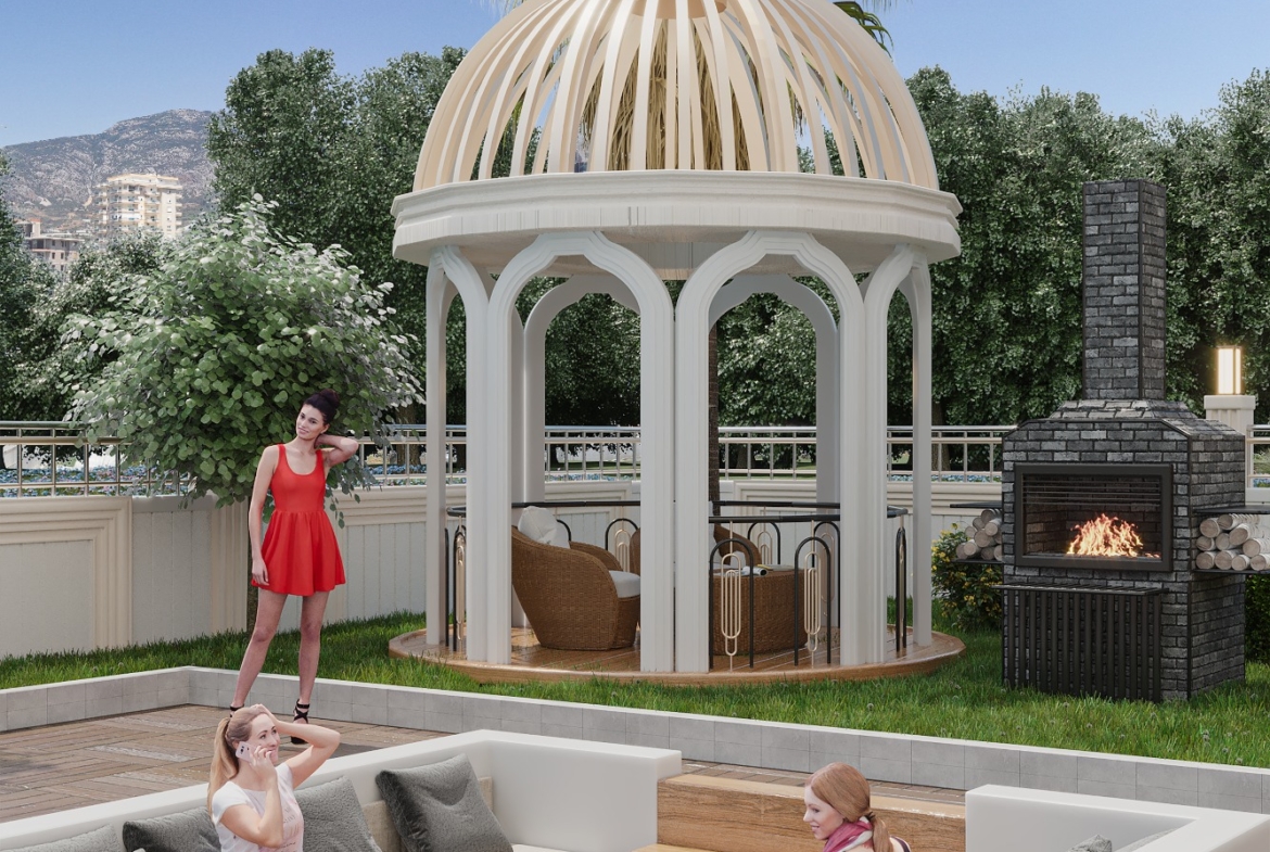 апартаменты 1+1 в строящемся ЖК Алании