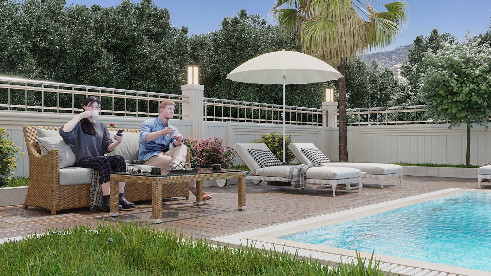 апартаменты 1+1 в строящемся ЖК Алании