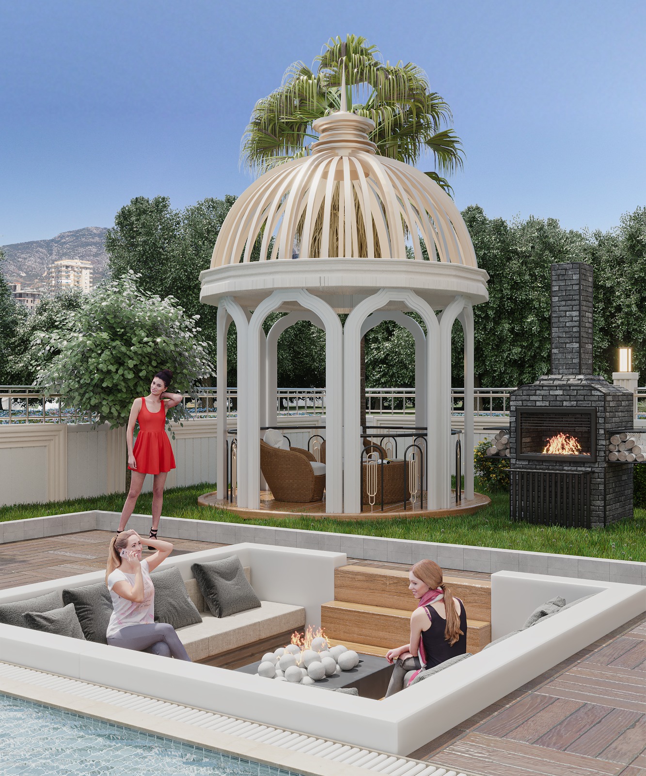 апартаменты 1+1 в строящемся ЖК Алании