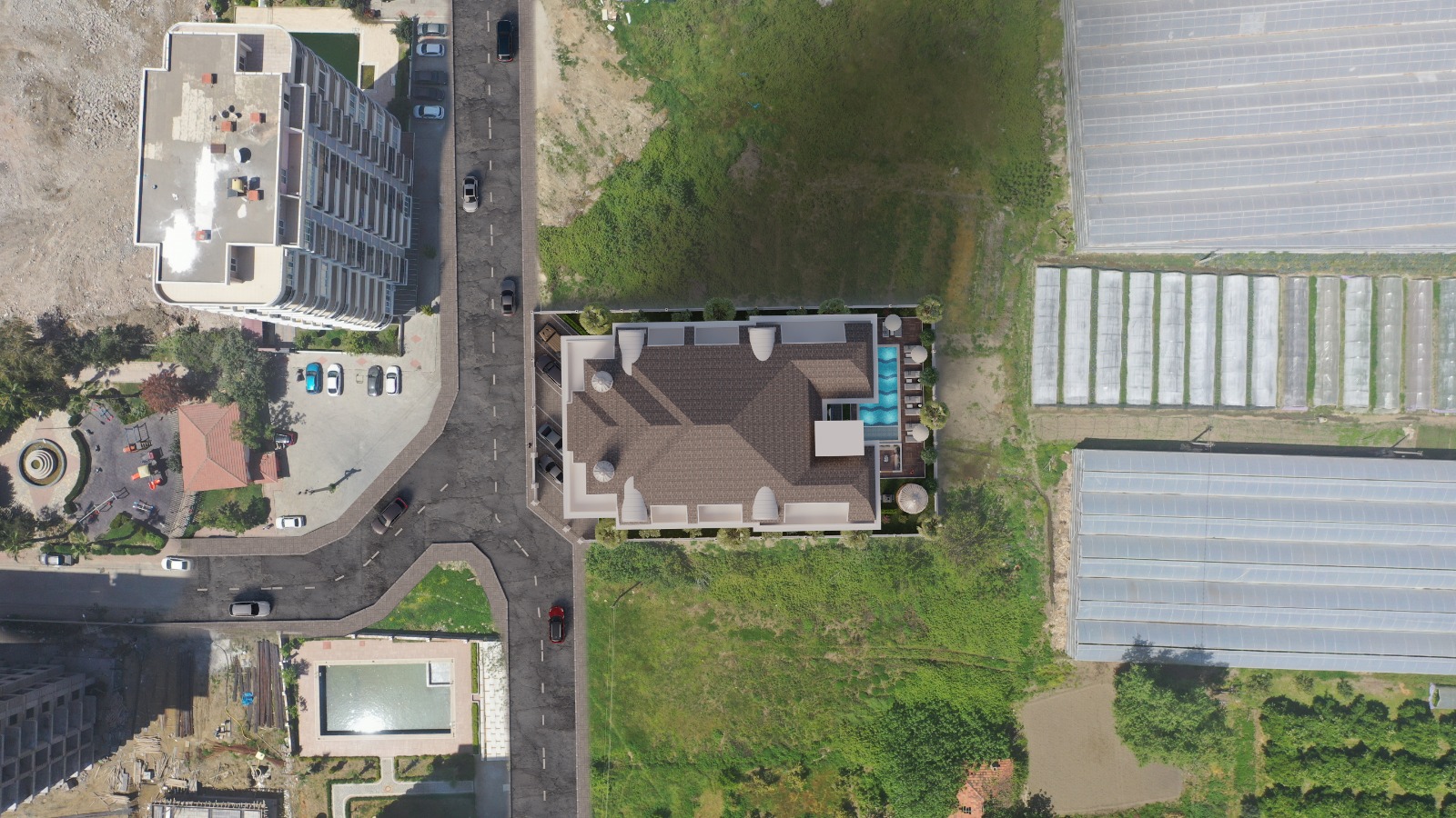 апартаменты 1+1 в строящемся ЖК Алании