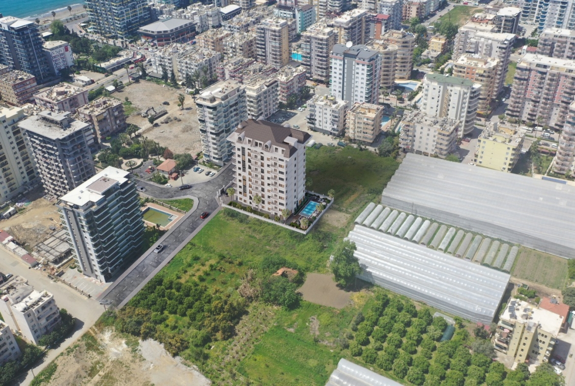 апартаменты 1+1 в строящемся ЖК Алании