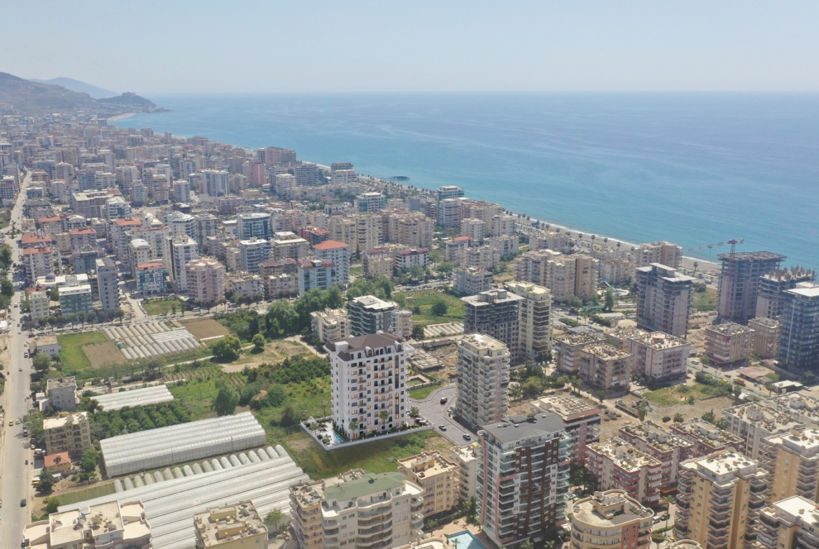 апартаменты 1+1 в строящемся ЖК Алании