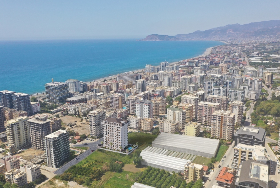 апартаменты 1+1 в строящемся ЖК Алании