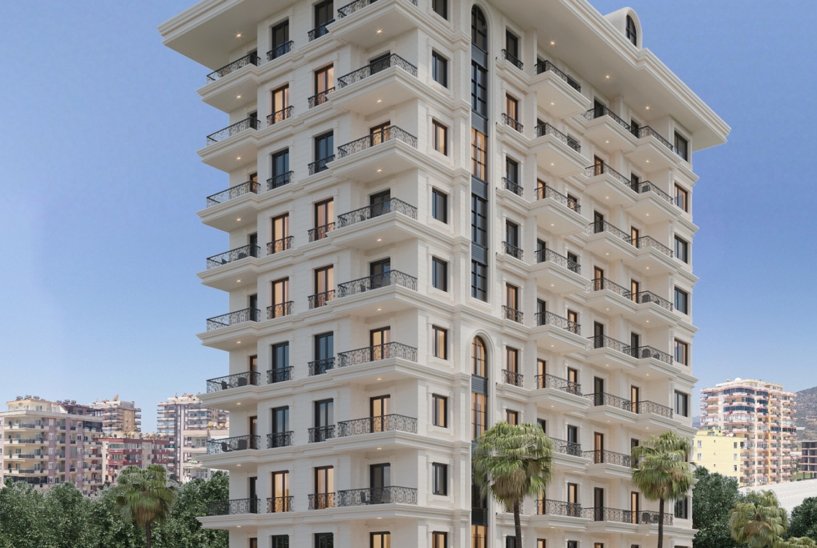 апартаменты 1+1 в строящемся ЖК Алании