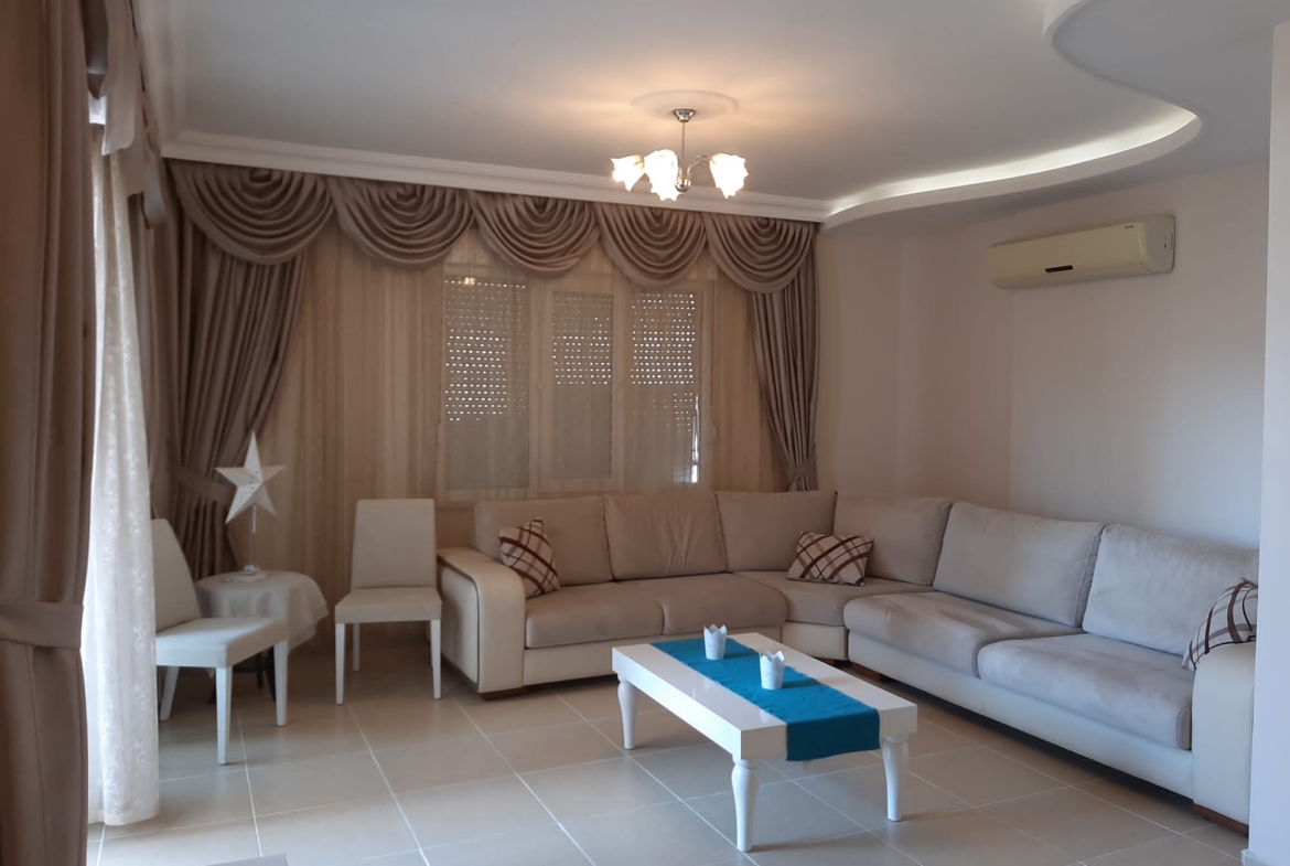 двухуровневая квартира 4+1 в Центре Алании