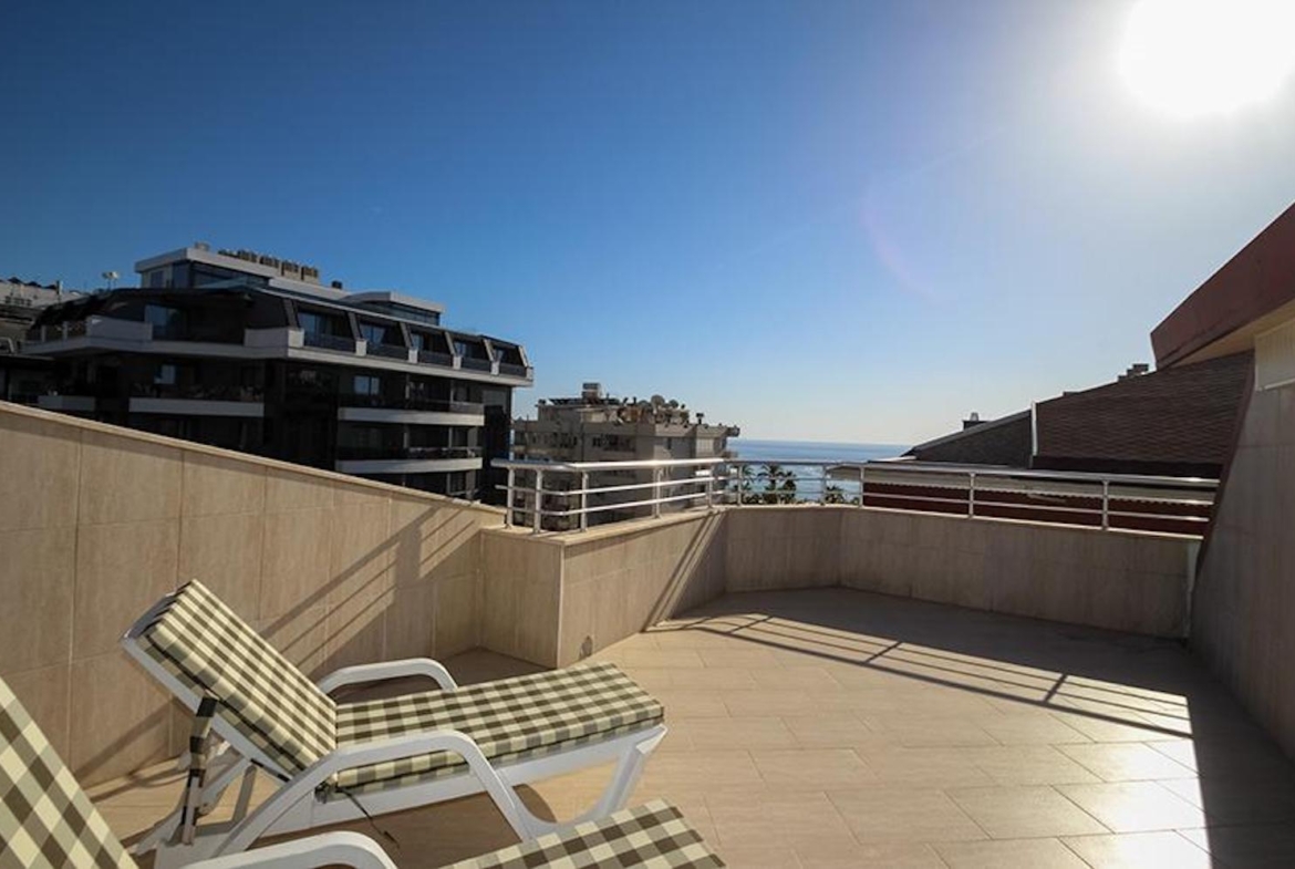 дуплекс 3+1 на видовом этаже в Оба