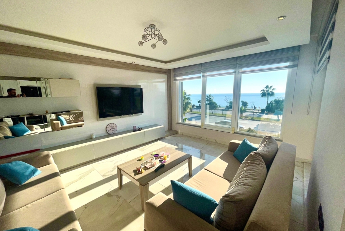 квартира 2+1 с видом на море Алания Кестель