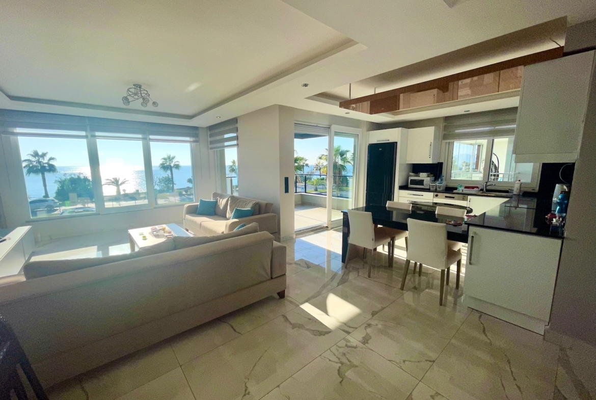 квартира 2+1 с видом на море Алания Кестель