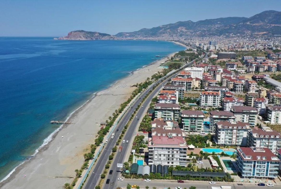 квартира 2+1 с видом на море Алания Кестель