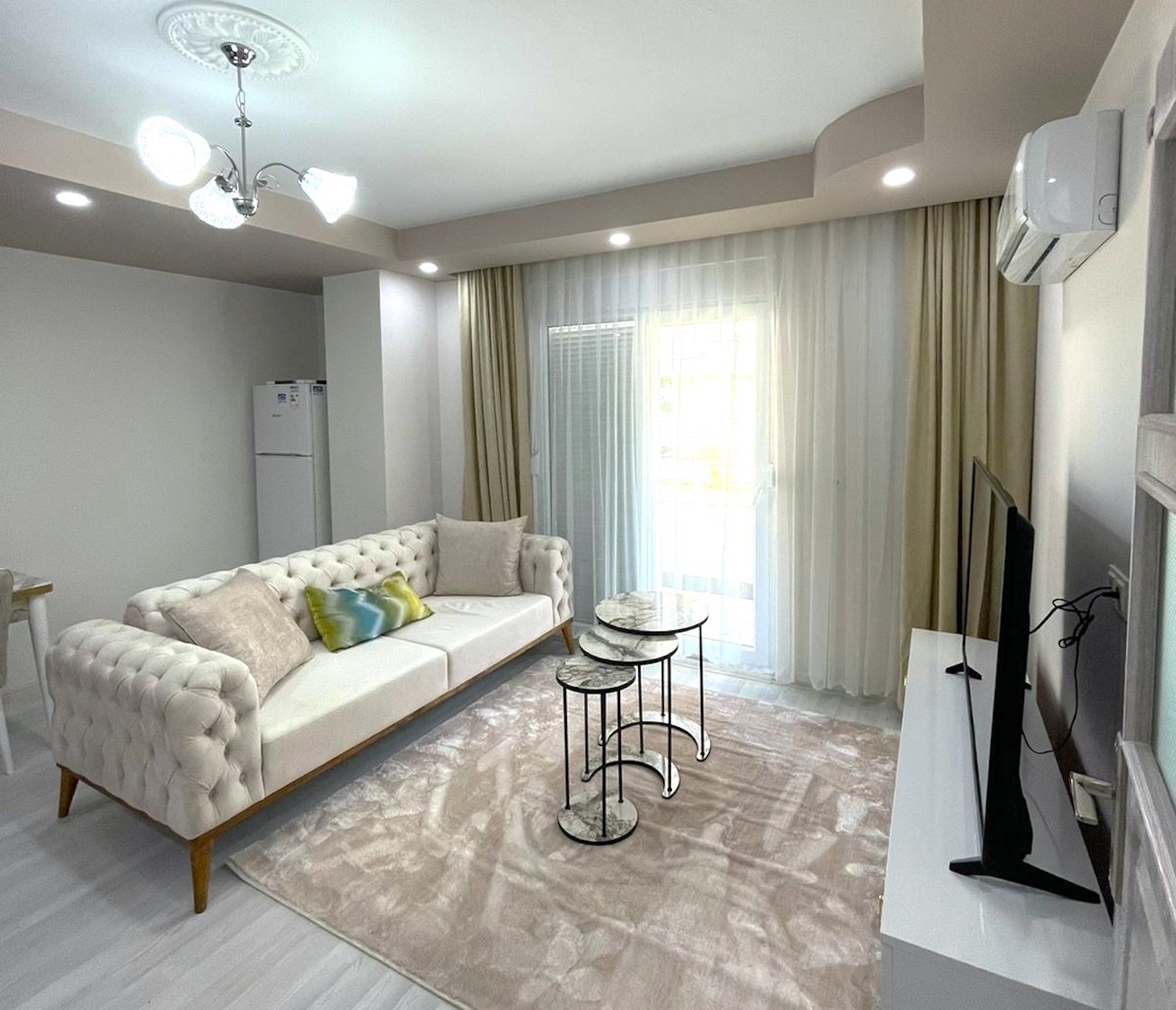 меблированная квартира 1+1 в районе Газипаша