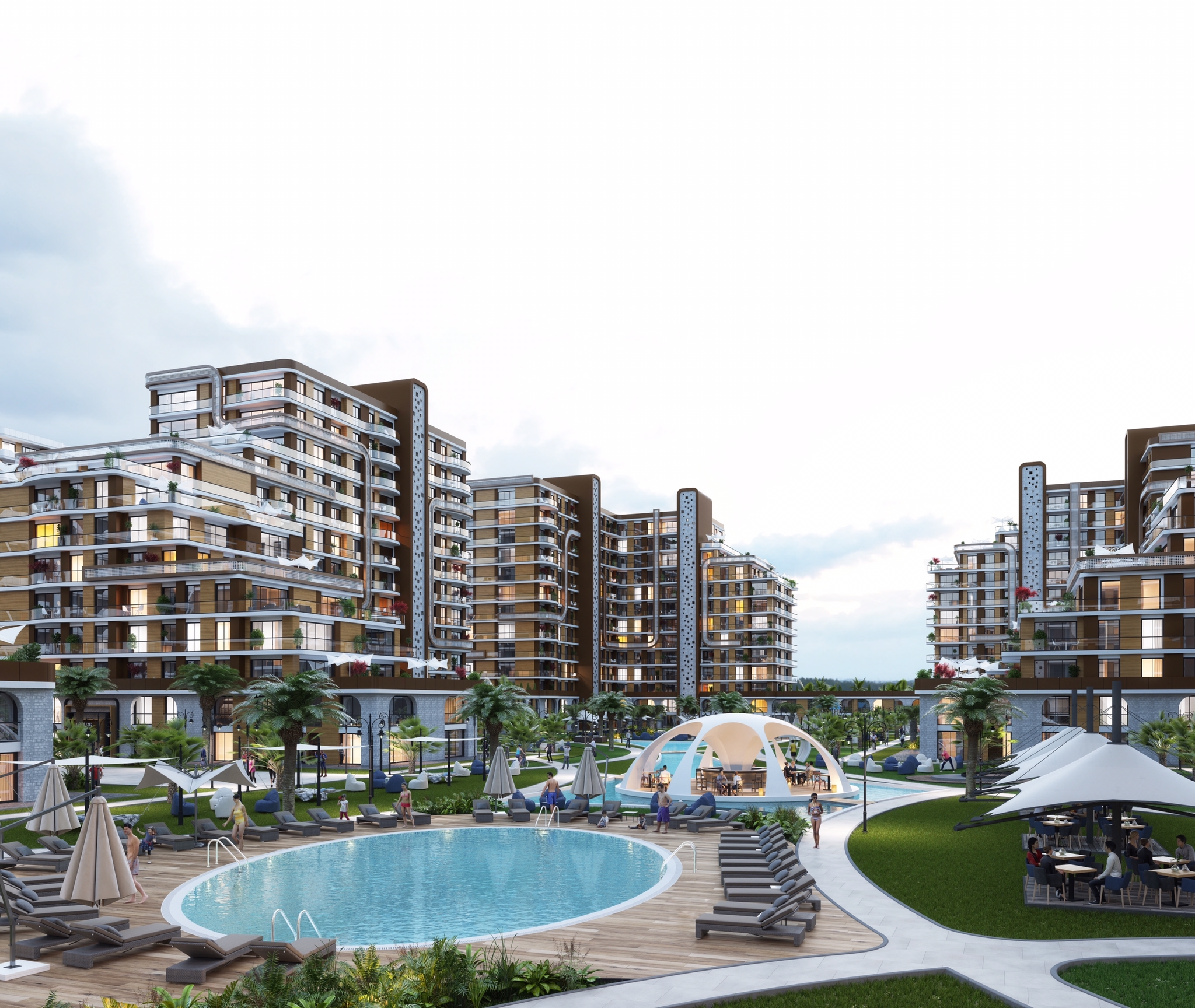 DEMIR COUNTRY Купить квартиру от застройщика в сданном комплексе в Стамбуле