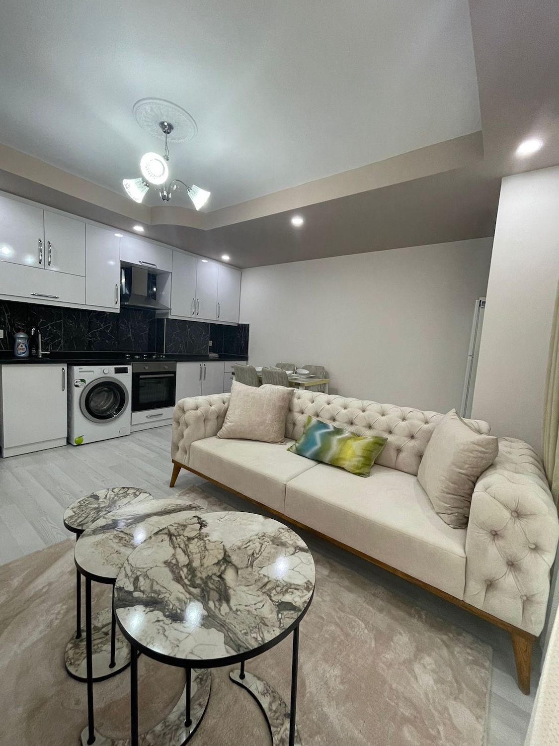 меблированная квартира 1+1 в районе Газипаша