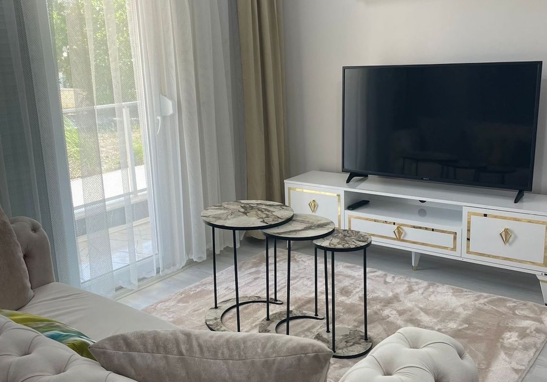 меблированная квартира 1+1 в районе Газипаша