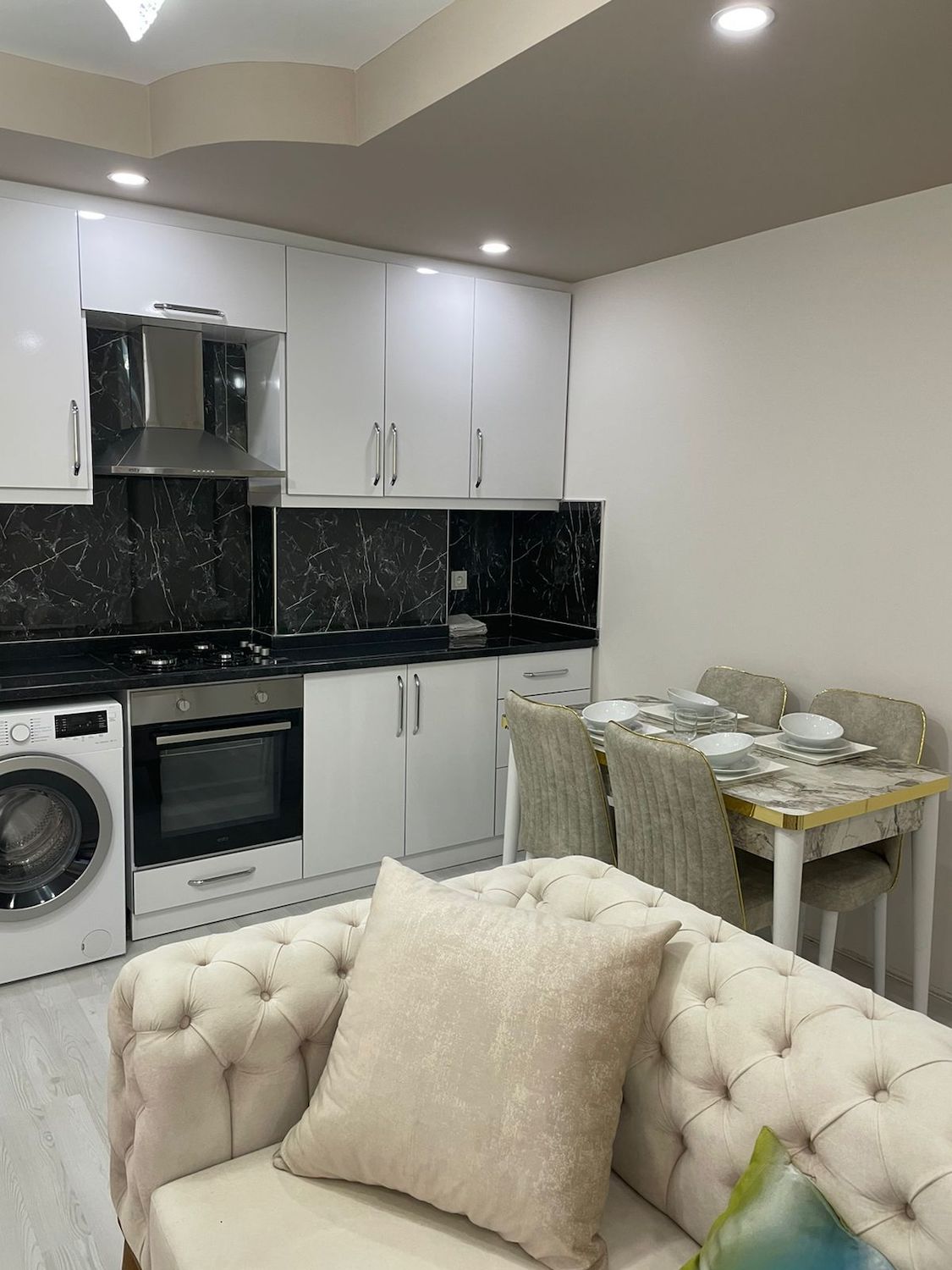 меблированная квартира 1+1 в районе Газипаша