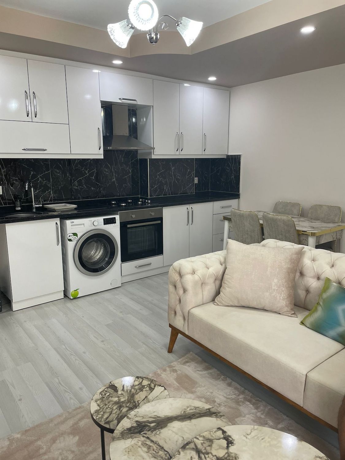 меблированная квартира 1+1 в районе Газипаша