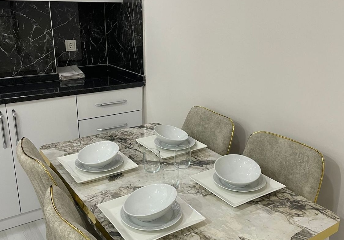 меблированная квартира 1+1 в районе Газипаша