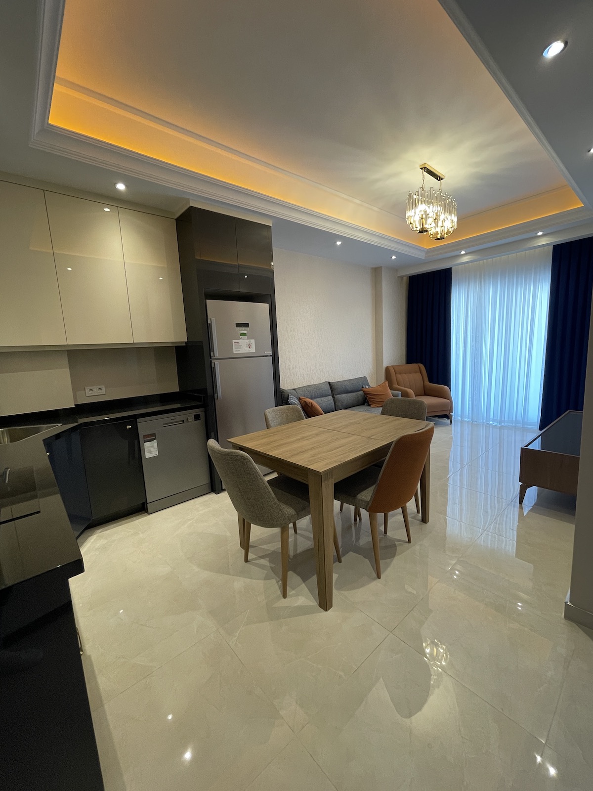 IMG_6137 квартира с ремонтом в новом ЖК Алании формата 1+1