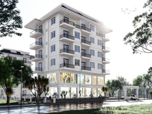 квартира 3+1 в сданном доме Газипаша