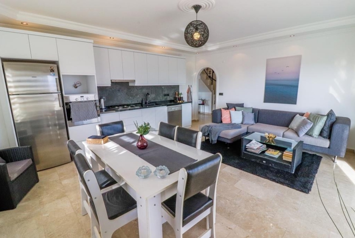 купить дуплекс с ремонтом 3+1 в Оба