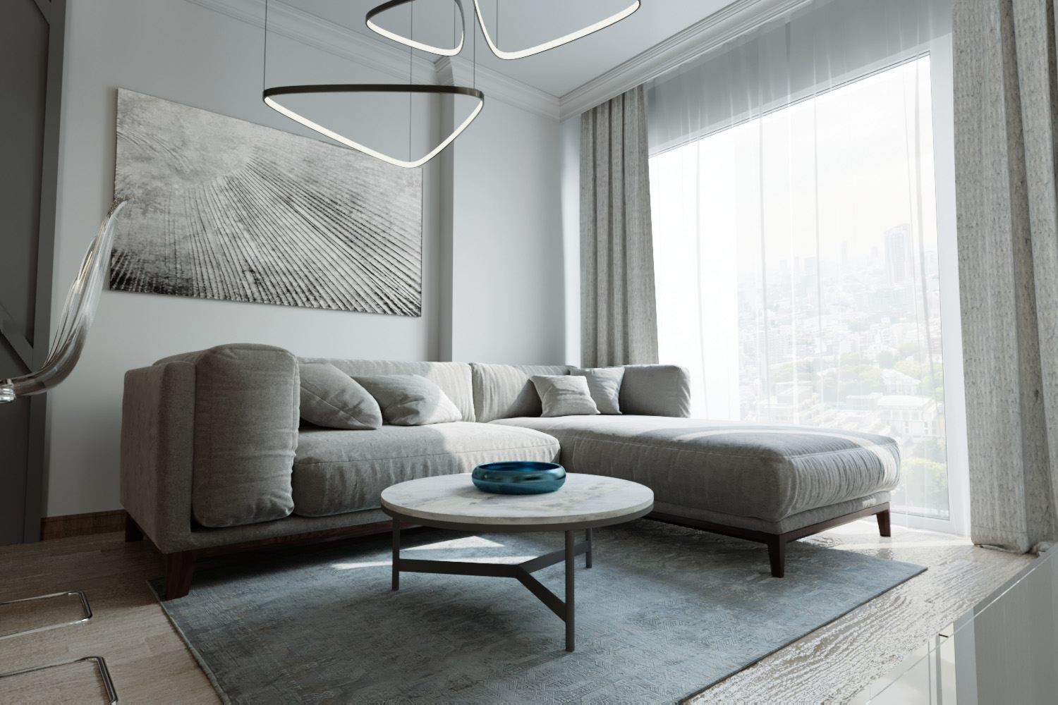 Квартира 2+1 от застройщика в строящемся комплексе в Стамбуле