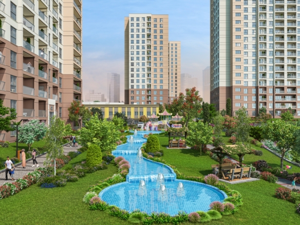 Квартира 3+1 от застройщика в районе Авджылар в Стамбуле