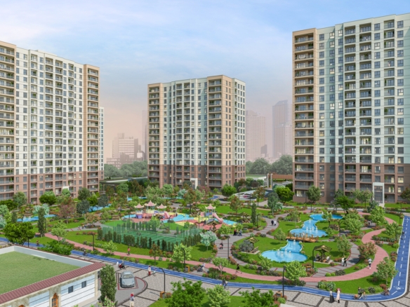 Квартира 3+1 от застройщика в районе Авджылар в Стамбуле