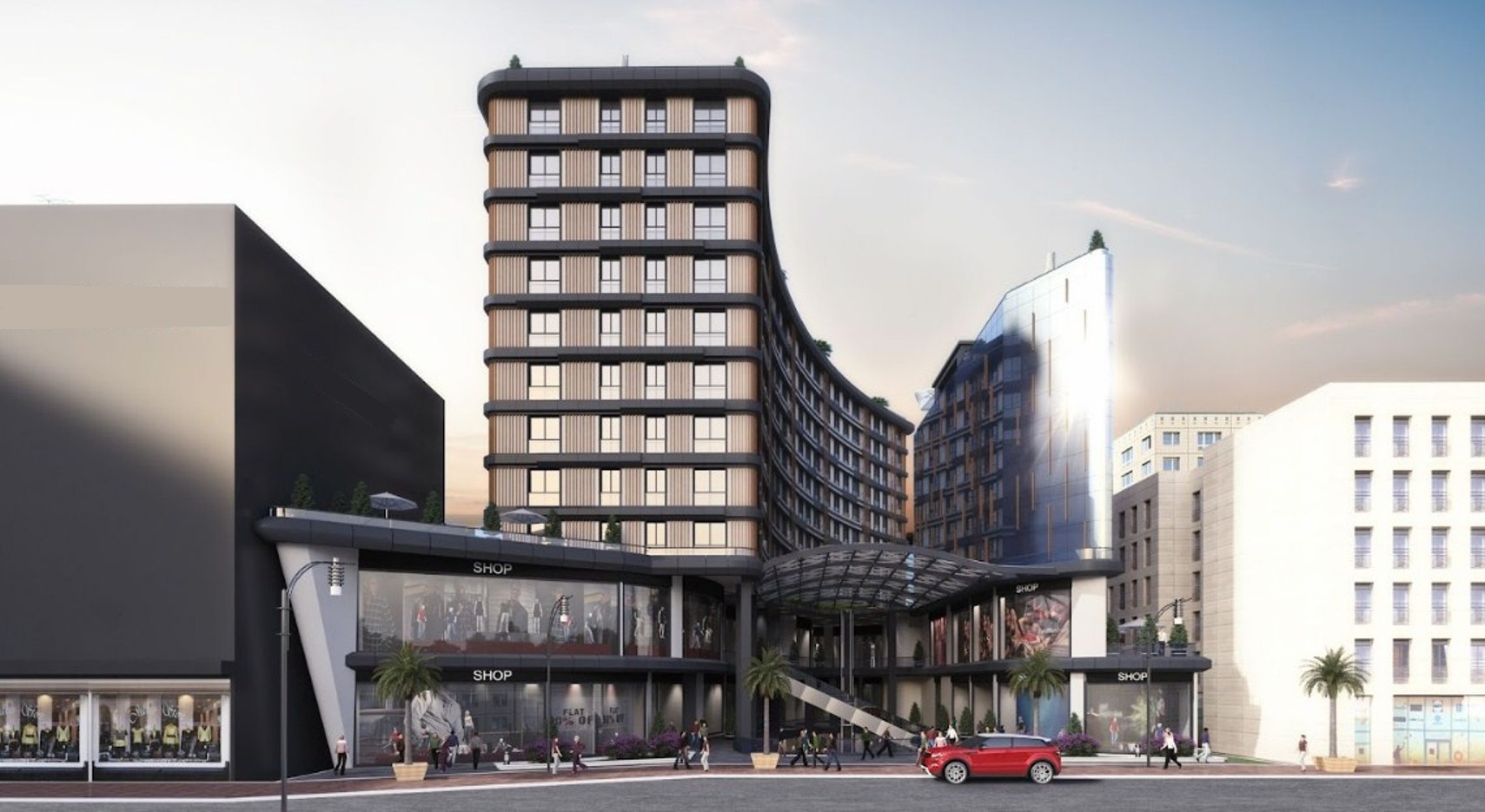 NOVI BAZAR Квартира в сданном комплексе в Стамбуле