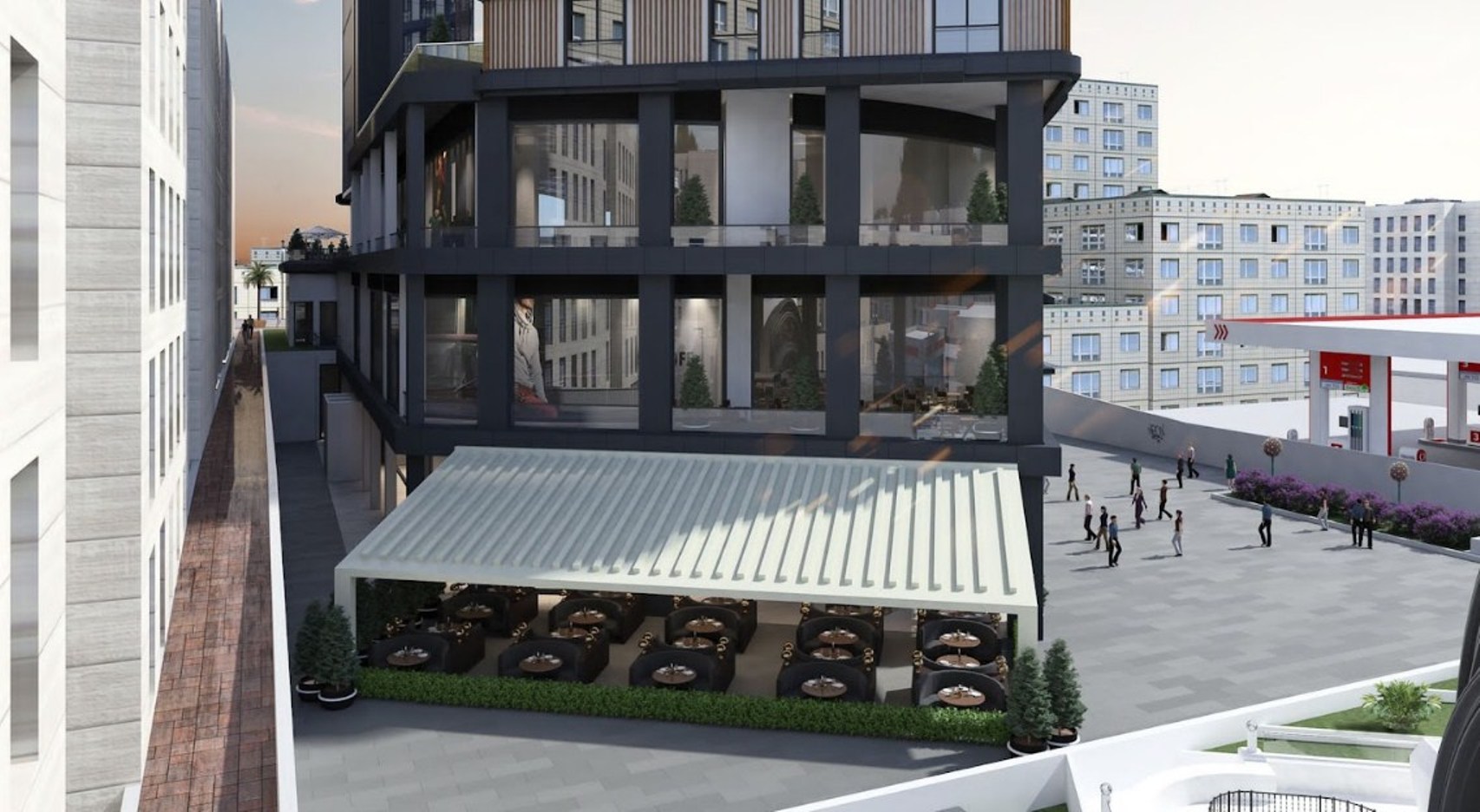 NOVI BAZAR Квартира в сданном комплексе в Стамбуле