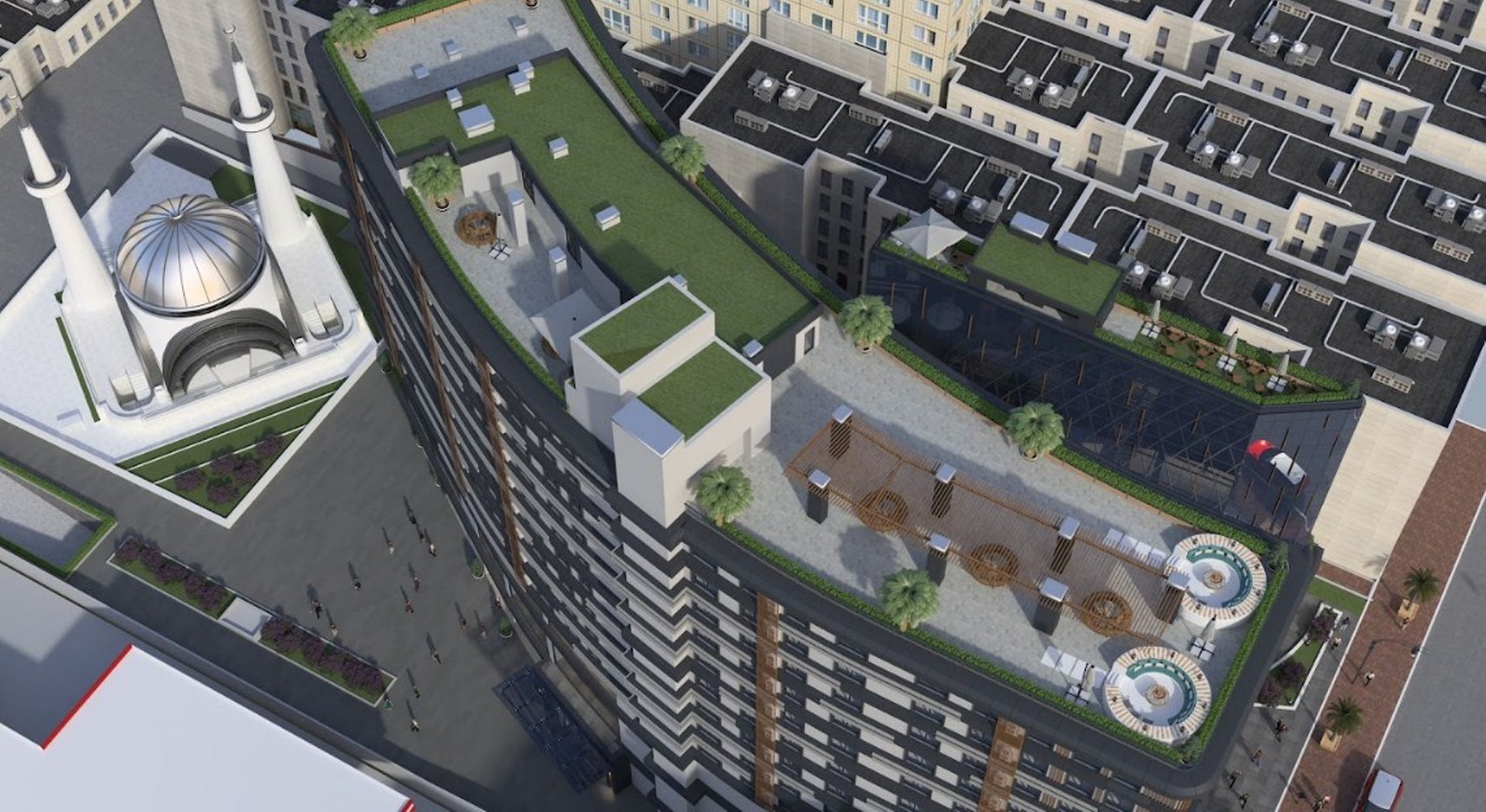 NOVI BAZAR Квартира в сданном комплексе в Стамбуле