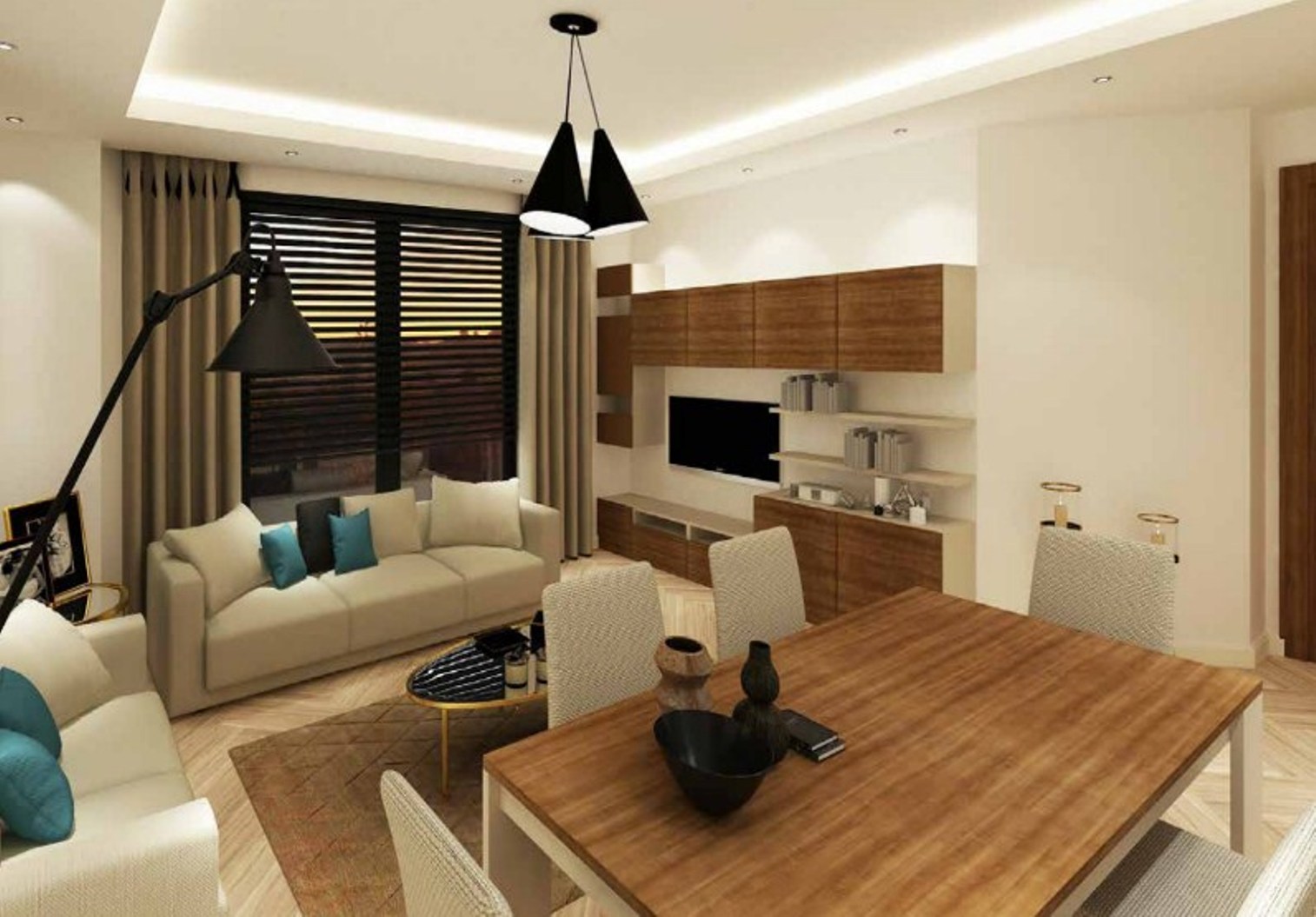 NOVI BAZAR Квартира с ремонтом от застройщика в Стамбуле