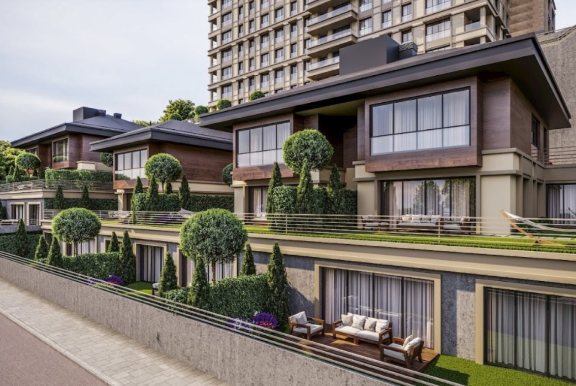 Вилла 5+1 от застройщика в Стамбуле