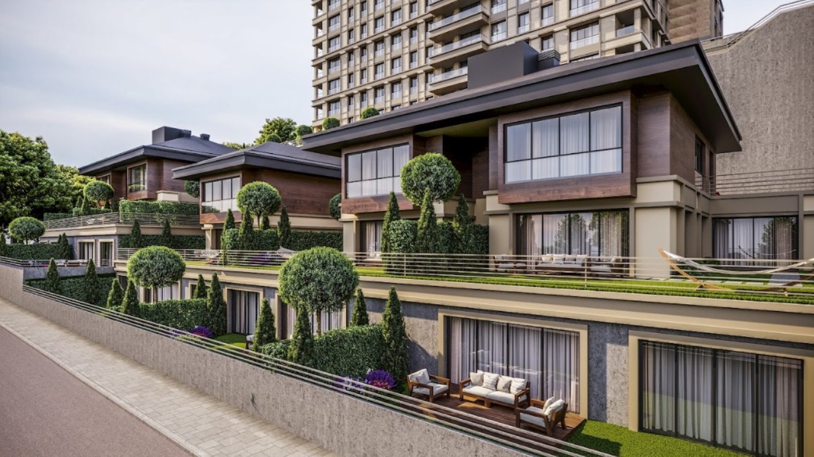 Вилла 5+1 от застройщика в Стамбуле