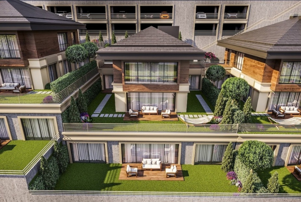 Вилла 5+1 от застройщика в Стамбуле