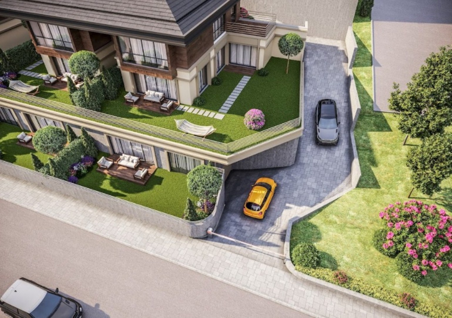 Вилла 5+1 от застройщика в Стамбуле