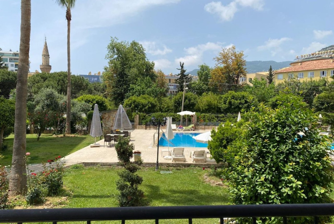 двухкомнатная квартира в сданном ЖК в Центре Алании